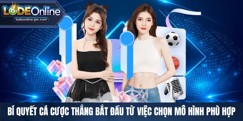 Bí quyết cá cược thắng bắt đầu từ việc chọn mô hình phù hợp