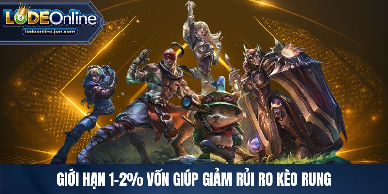 Giới hạn 1–2% vốn giúp giảm rủi ro kèo rung